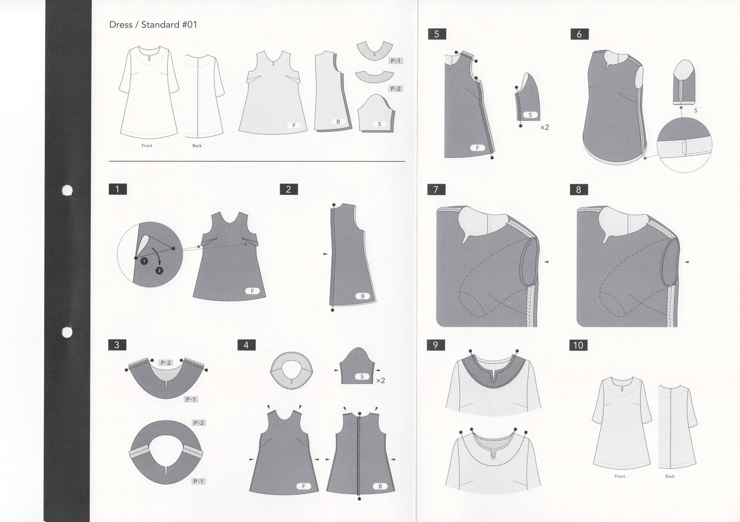 [Pattern] Dress / Standard #01 / One-piece / Standard