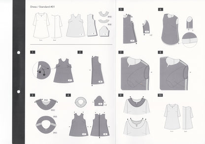 [Pattern] Dress / Standard #01 / One-piece / Standard