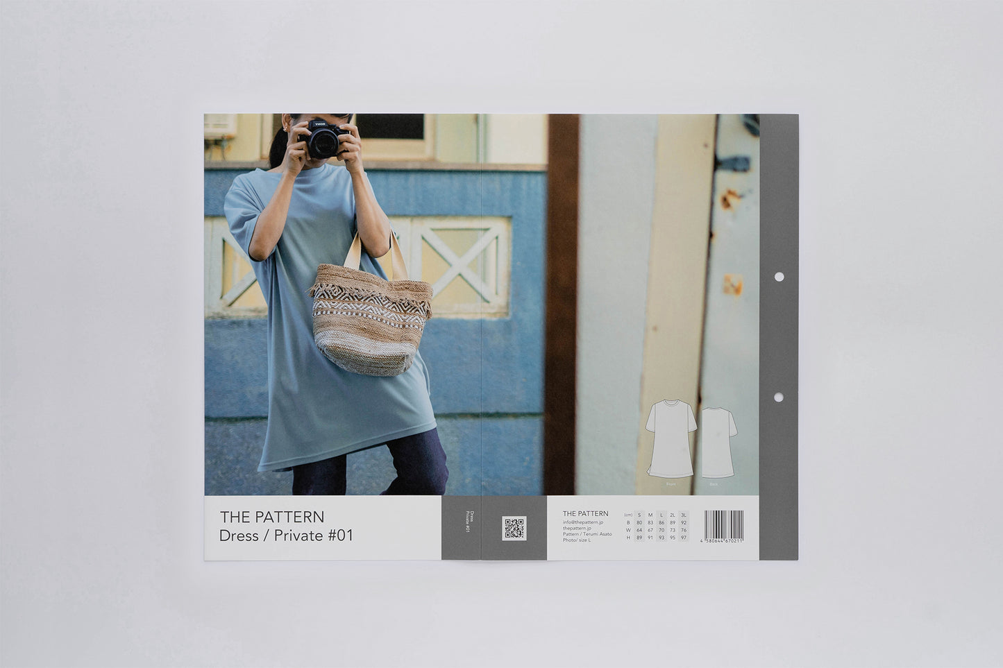 【型紙】Dress / Private #01 / ワンピース / プライベート